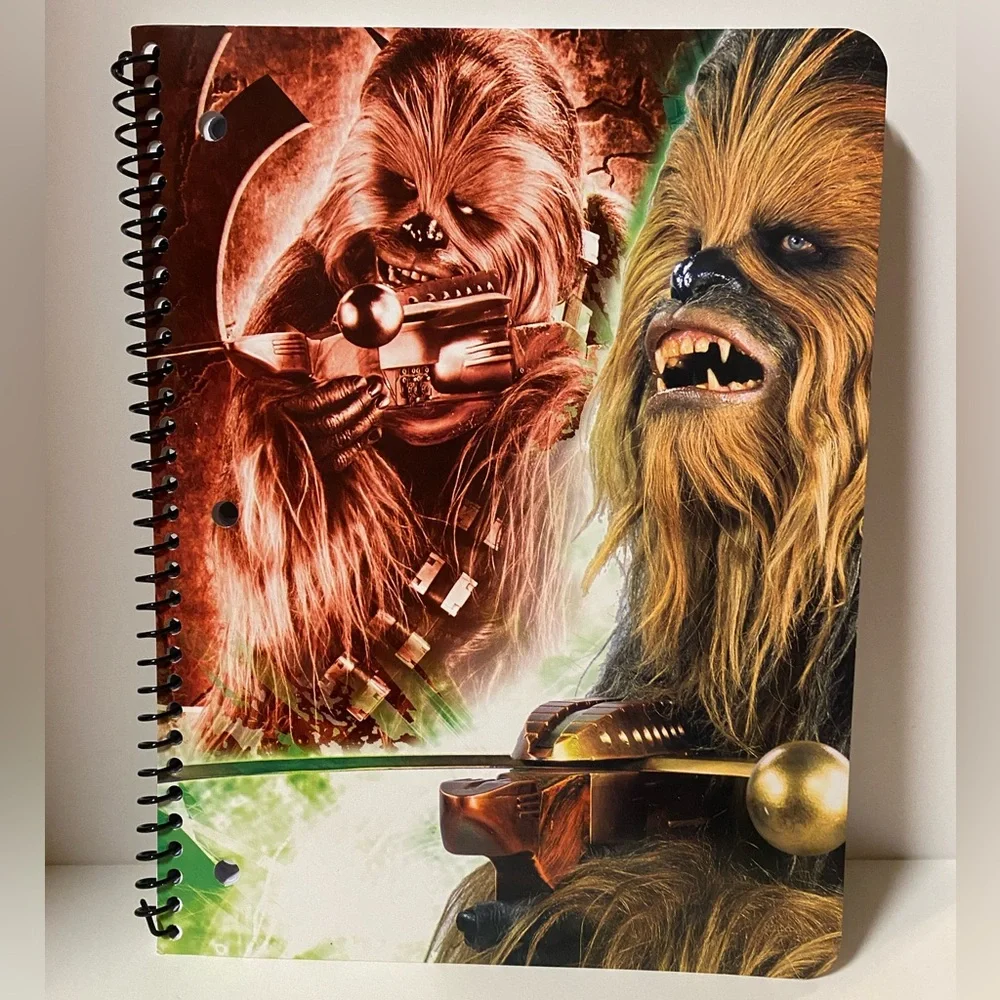 Star Wars Notebook Bundle Lucasfilm Spiral Yoda Chewbacca Darth Vader Stationery